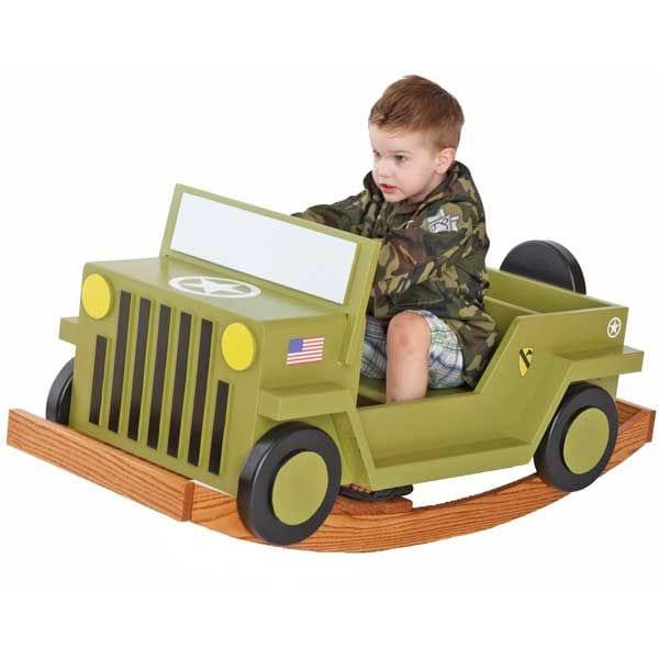 Woodworking Project Paper Plan to Build Rocking Truck